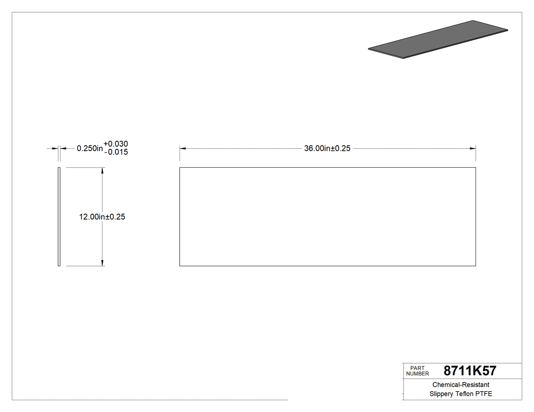 Technical drawing - 8711K57